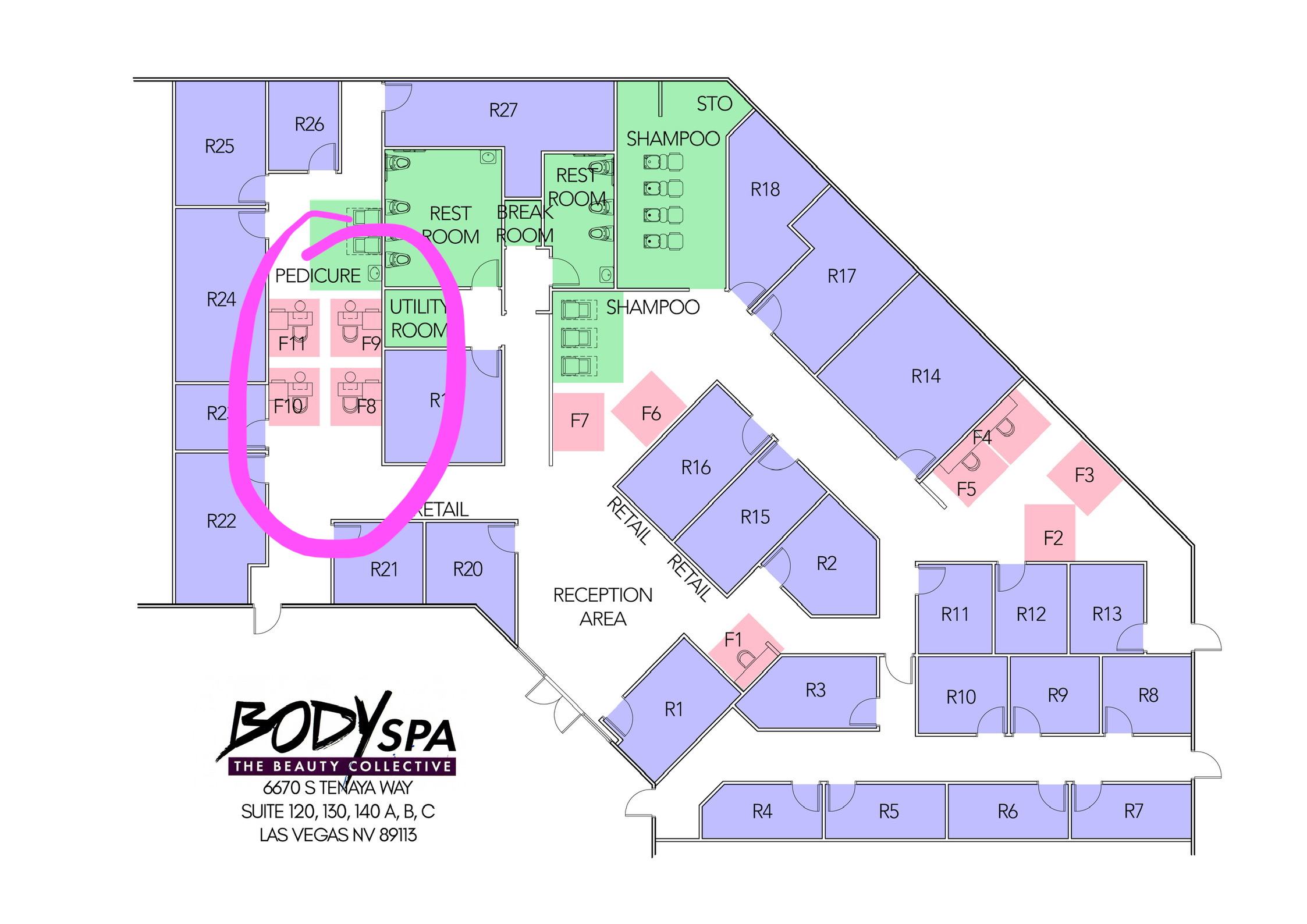 Flamingo and Fort Apache floorplan