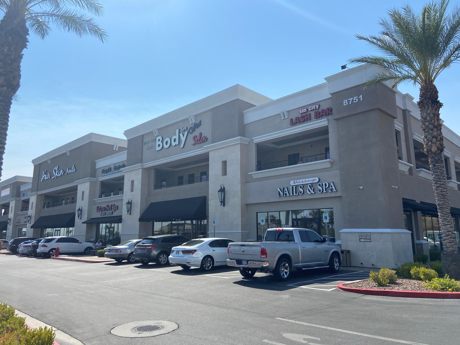 Exterior of the Body Spa West location