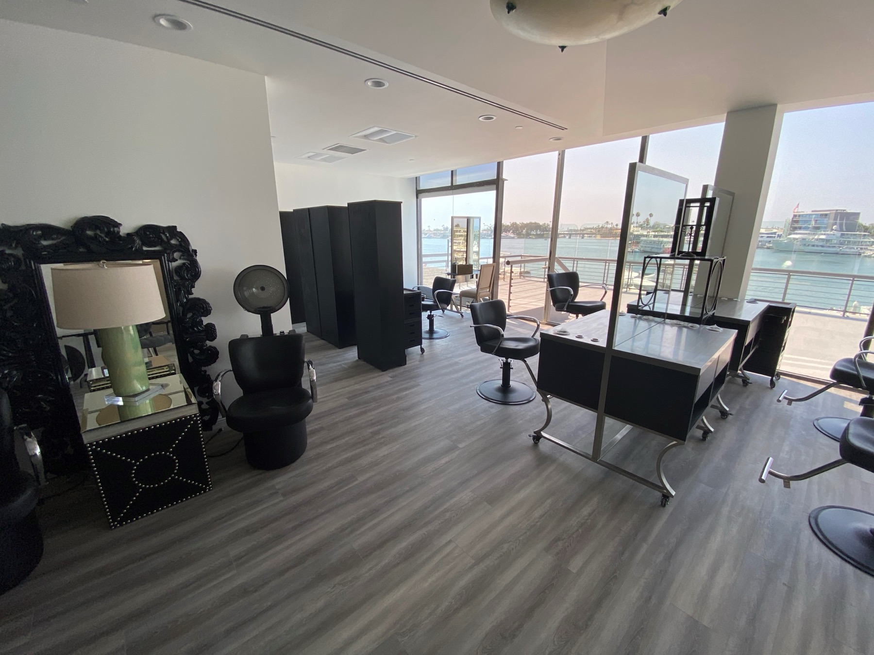 Interior of the Newport Beach salon